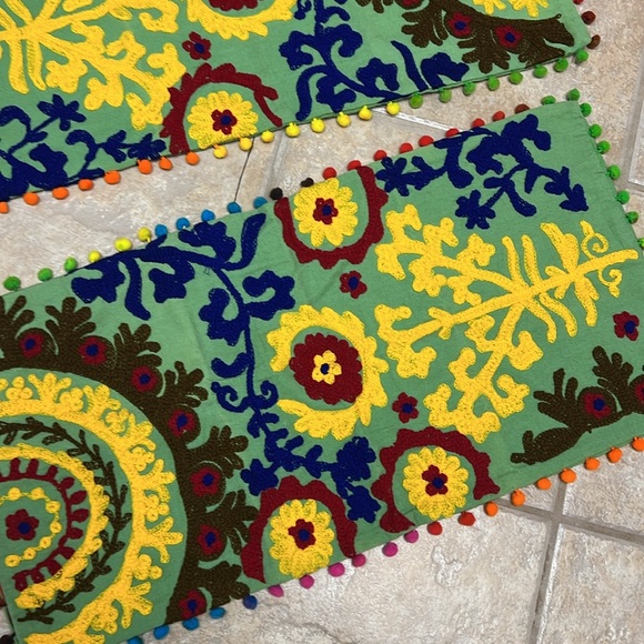 Colorful Floral boho shams - Picture 3 of 4